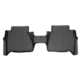 SMARTLINER Custom Fit Floor Mats 2nd Row Liner Black Compatible With 2014-2018 Nissan Navara Crew Cab (SB0323)