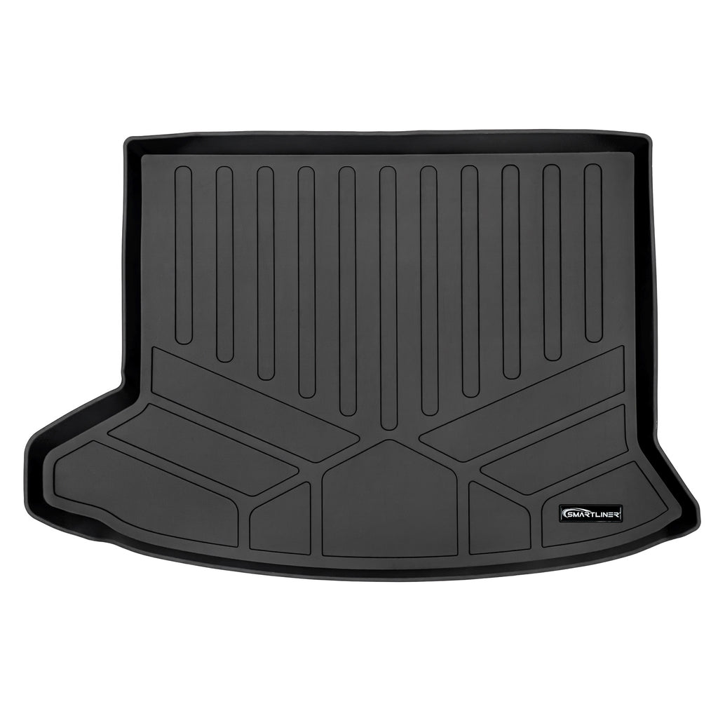 SMARTLINER Custom Fit All Weather Protection Black Cargo Liner behind the 2nd Row Seats Compatible With 2019-2025 Cadillac XT4 (SD0419)