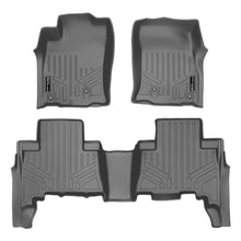 Load image into Gallery viewer, SMARTLINER All Weather Custom Fit Floor Mats 2 Row Liner Set Black Compatible With 2010-2012 Toyota 4Runner / 2010-2013 Lexus GX460 (SA2040/B2120)