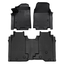 Load image into Gallery viewer, SMARTLINER Custom Fit All Weather Protection Black 2 Row Floor Liners Compatible With 2024-2025 Chevrolet Silverado EV Trims ) (SA0753/B0753)