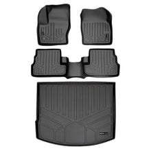 Load image into Gallery viewer, SMARTLINER Custom Fit Floor Mats 2 Rows and Cargo Liner Set Black Compatible With 2015-2016 Lincoln MKC (SA0115/B0217/D0115)