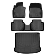 Load image into Gallery viewer, SMARTLINER Custom Fit All Weather 2 Row Floor Mats &amp; Cargo Liner Set Black Compatible With 2019-2023 Mazda 3 (SA0609/B0609/D0610)