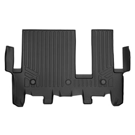 SMARTLINER All Weather Custom Fit Floor Mats Black 3rd Row Liner Set Compatible With 2021-2023 Toyota Sienna (SC0552)