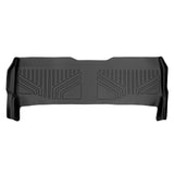SMARTLINER Custom Fit Floor Mats 2nd Row Liner Black Compatible With 2011-2016 Ford F-250 / F-350 / F-450 / F-550 Super Duty Crew Cab (SB0042)