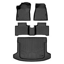 Load image into Gallery viewer, SMARTLINER All Weather Custom Fit Black 2 Row Floor Mats and Cargo Liner Set Compatible With 2023-2024 Kia Niro Hybrid (SA0652/B0652/D0652)