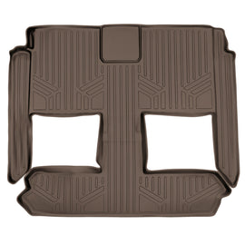 SMARTLINER Floor Mats 2nd and 3rd Row Liner Tan Compatible With 2008-2020 Grand Caravan / 2008-2016 Town & Country (SB1046)