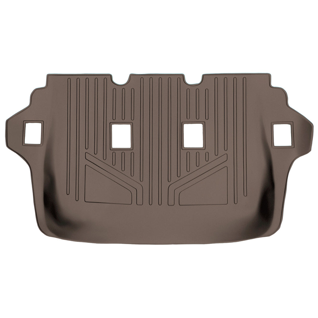 SMARTLINER Custom Fit Floor Mats 3rd Row Liner Tan Compatible With 2007-2014 Toyota Compatible Fortuner (SC1010)