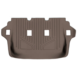 SMARTLINER Custom Fit Floor Mats 3rd Row Liner Tan Compatible With 2007-2014 Toyota Compatible Fortuner (SC1010)