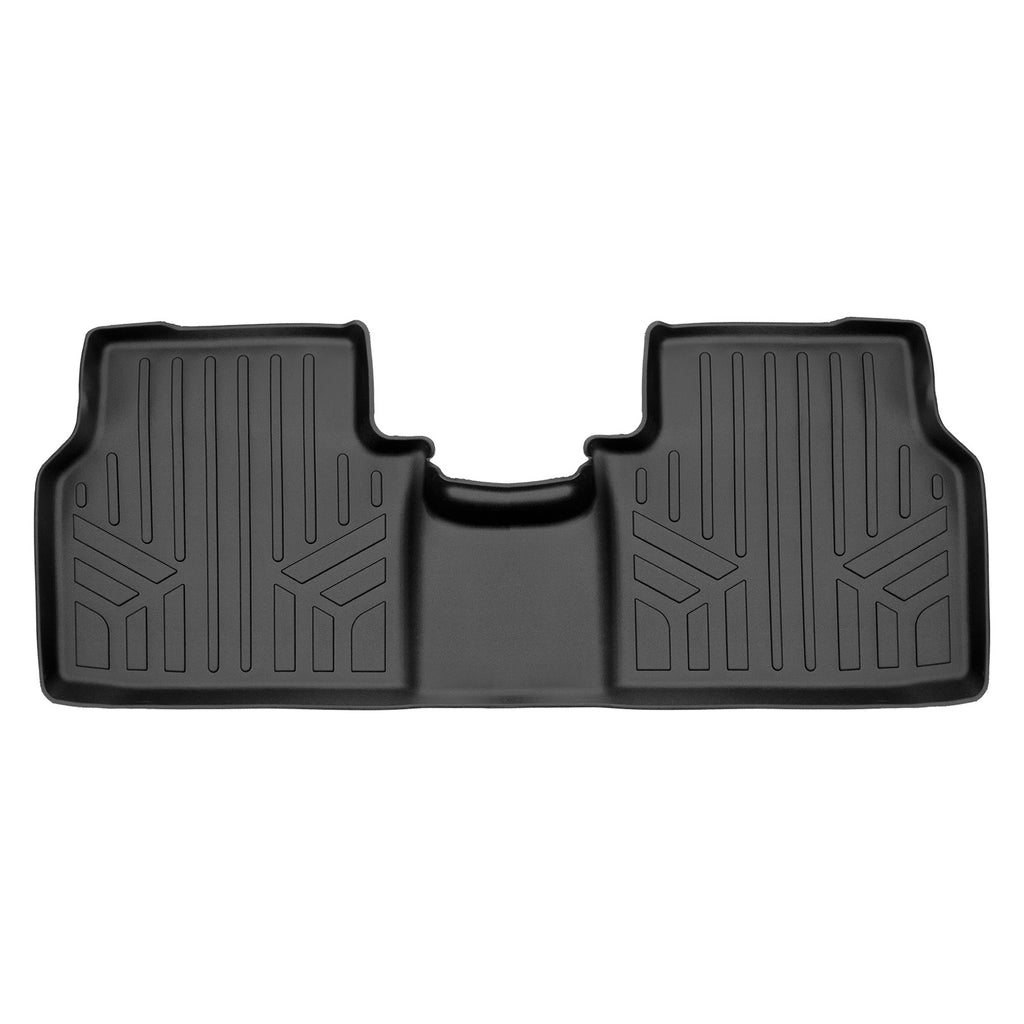 SMARTLINER Custom Fit All Weather Protection Black 2nd Row Liner Compatible With 2022-2024 Audi Q4 e-tron (SB0650)