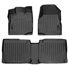 Load image into Gallery viewer, SMARTLINER Custom Fit Floor Mats 2 Row Liner Set Black Compatible With 2011-2017 Chevy Equinox / GMC Terrain with Dual Front Floor Posts (SA0119/B0070)