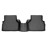 SMARTLINER Custom Fit All Weather Protection Black 2nd Row Liner Compatible With 2015-2018 Audi Q3 (SB0365)