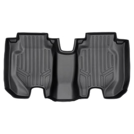 SMARTLINER Custom Fit Floor Mats 2nd Row Liner Black Compatible With 2016-2022 Honda HR-V (SB0193)
