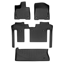 Load image into Gallery viewer, SMARTLINER Floor Mats 2 Row Liner Set &amp; Cargo Liner Behind the 3rd Row Compatible With 2021-2023 Toyota Sienna with 2nd Row Bench Seat (SA0552/B0552/E0552)