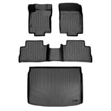 SMARTLINER Floor Mats - Cargo Liner Compatible With 2017-2021 Nissan Rogue Sport - Factory Cargo Tray in Highest Position (SA0340/B0340/D0340)