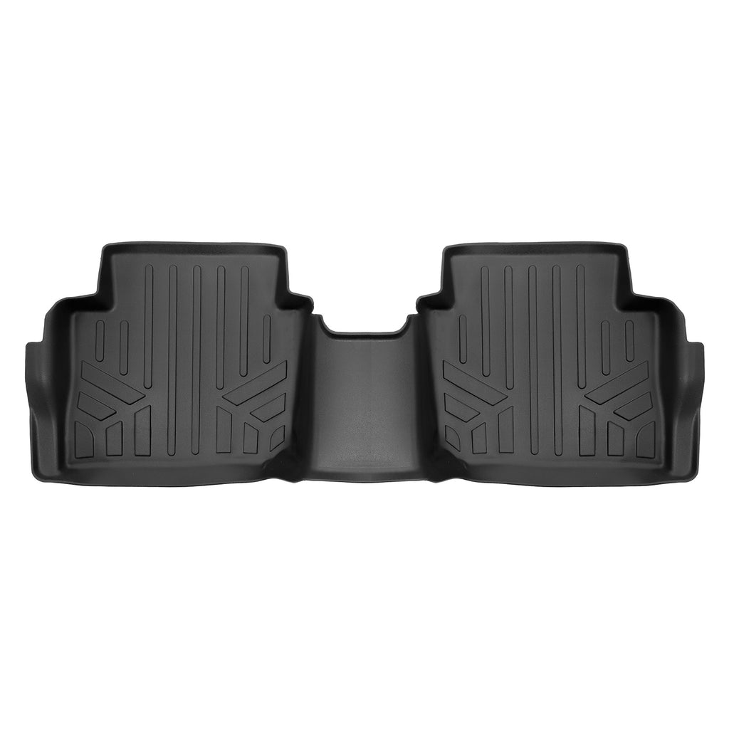 SMARTLINER All Weather Protection Custom Fit Black 2nd Row Floor Mat Liner Set Compatible With 2024-2025 Hyundai Kona (SB0725)