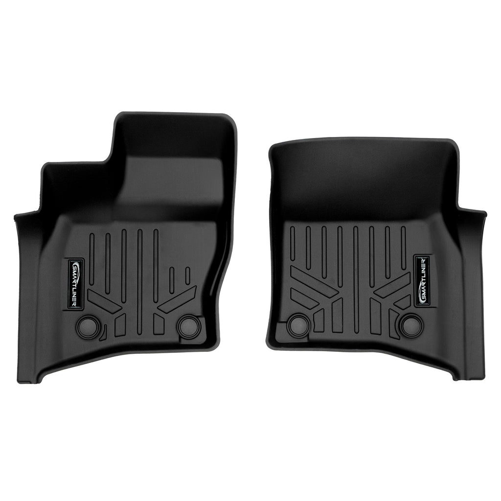 SMARTLINER All Weather Custom Fit 1st Row Floor Mat Liner Set Compatible With 2020-2023 Range Rover Defender 90 / Defender 110 (SA0564)