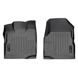 SMARTLINER Custom Fit Floor Mats 1st Row Liner Set Grey Compatible With 2011-2017 Chevy Equinox / GMC Terrain with Dual Front Floor Posts (SA2119)