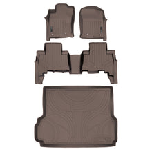 Load image into Gallery viewer, SMARTLINER All Weather Custom Fit Floor Mats and Cargo Liner Set Tan Compatible With 2014-2021 Lexus GX460 (SA1120/B1120/D1093)