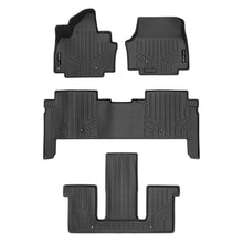 Load image into Gallery viewer, SMARTLINER All Weather Custom Fit Black 3 Row Liner Set Compatible With 2024 Kia EV9 (SA0737/B0737/C0737)