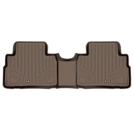 SMARTLINER All Weather Custom Fit Tan 2nd Row Floor Mat Liner Set Compatible With 2020-2023 Kia Telluride with 2nd Row Bench or Bucket Seats With Center Console (SB1417)