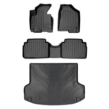 Load image into Gallery viewer, SMARTLINER Custom Fit Floor Mats 2 Rows and Cargo Liner Set Black Compatible With 2010-2013 Hyundai Tucson - All Models (SA0056/B0056/D0056)