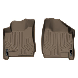 SMARTLINER Custom Fit Floor Mats 1st Row Liner Set Tan Compatible With 2010-2016 Cadillac SRX - All Models (SA1087)