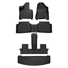 Load image into Gallery viewer, SMARTLINER Custom Fit All Weather Protection Black 3 Row Floor Liners &amp; Cargo Liner behind the 3rd Row Seats Compatible With 2024-2025 Hyundai Santa Fe (SA0742/B0742/C0742/E0742)