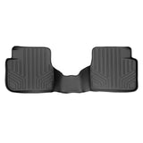 SMARTLINER Custom Fit Floor Mats 2nd Row Liner Black Compatible With 2009-2013 Subaru Forester (SB0089)