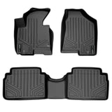 SMARTLINER Custom Fit Floor Mats 2 Row Liner Set Black Compatible With 2011-2013 Kia Sportage / 2010-2013 Hyundai Tucson (SA0056/B0056)