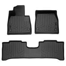 Load image into Gallery viewer, SMARTLINER All Weather Protection Custom Fit Black 2 Row Floor Mat Liner Set Compatible With 2023-2024 Mercedes-Benz EQE SUV (SA0704/B0704)