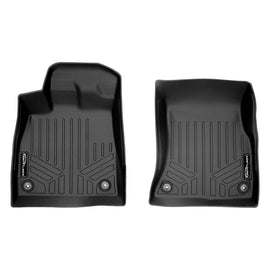 SMARTLINER Custom Fit All Weather Protection Black 1st Row Liners Compatible With 2018-2025 Audi Q5 (SA0312)