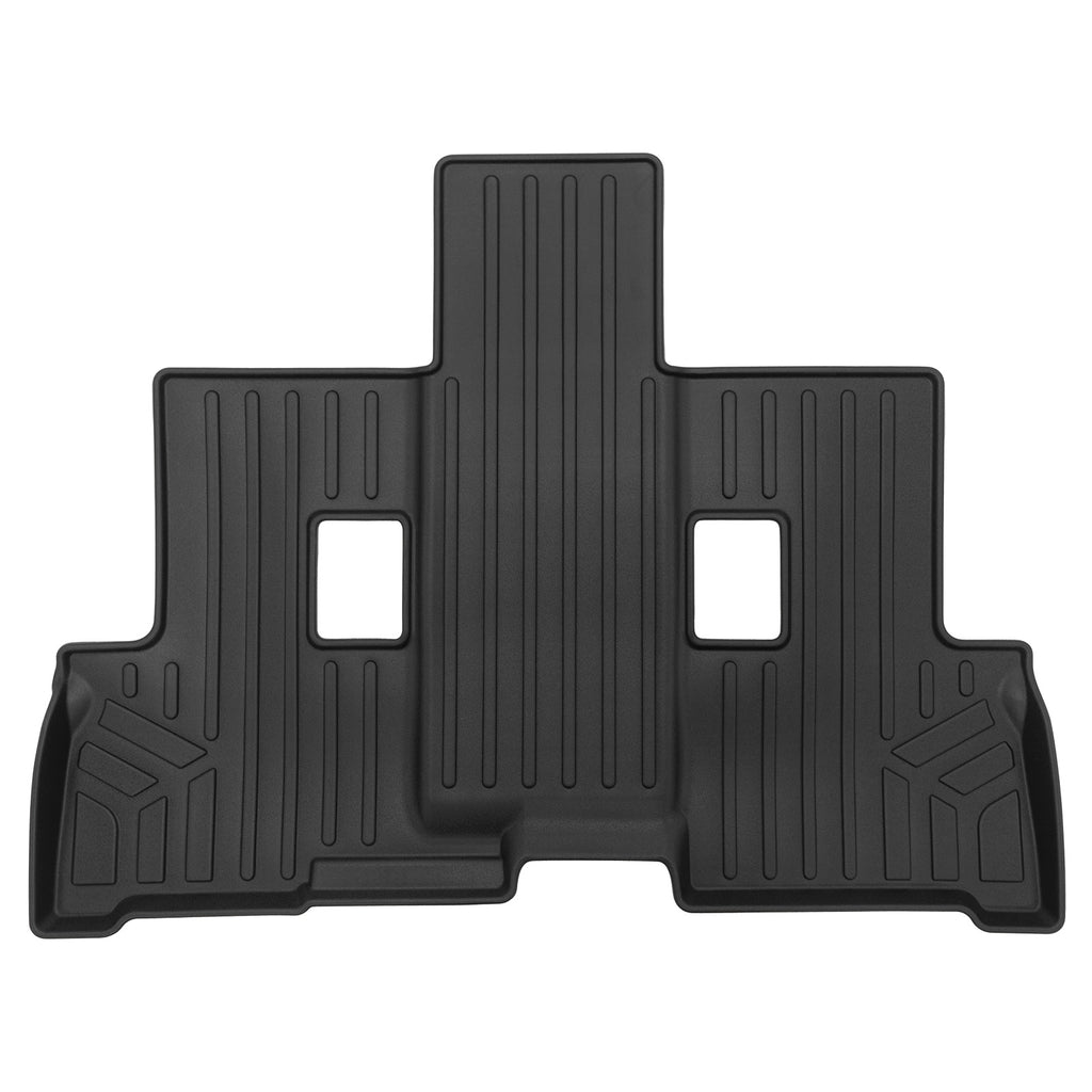 SMARTLINER Custom Fit All Weather Protection Black 3rd Row Liner Compatible With 2023-2024 Toyota Sequoia (SC0708)