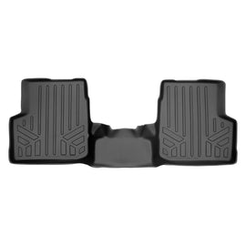 SMARTLINER Custom Fit Floor Mats 2nd Row Liner Black Compatible With 2015-2021 Jeep Renegade (SB0196)
