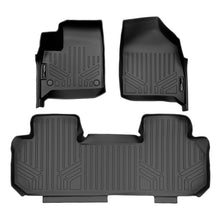 Load image into Gallery viewer, SMARTLINER Custom Fit Floor Mats 2 Row Liner Set Black Compatible With 2018-2022 Buick Enclave with 2nd Row Bench Seat (SA0345/B0343)