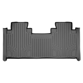 SMARTLINER Custom Fit Floor Mats 2nd Row Liner Grey Compatible With 2015-2022 Ford F-150 SuperCab with 1st Row Bench Seat (SB2199)