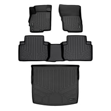 Load image into Gallery viewer, SMARTLINER Custom Fit Floor Mats 2 Rows and Cargo Liner Set Black Compatible With 2022-2023 Mitsubishi Eclipse Cross (SA0378/B0378/D0563)