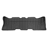 SMARTLINER Custom Fit Floor Mats 3rd Row Liner Black Compatible With 2013-2018 Hyundai Santa Fe with 3rd Row Seat / 2019 Santa Fe XL (SC0114)