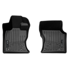 SMARTLINER Custom Fit All Weather Black 1st Row Floor Mat Liner Set Compatible With 2021-2023 Land/ Range Rover Velar (SA0662)