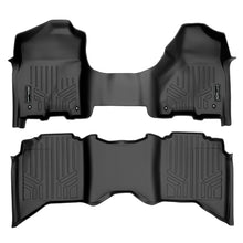 Load image into Gallery viewer, SMARTLINER Floor Mats 2 Row Liner Set Black Compatible With 2012-2022 Ram 1500/2500/3500 Crew with 1st Row Bench Seat (SA0231/B0047)