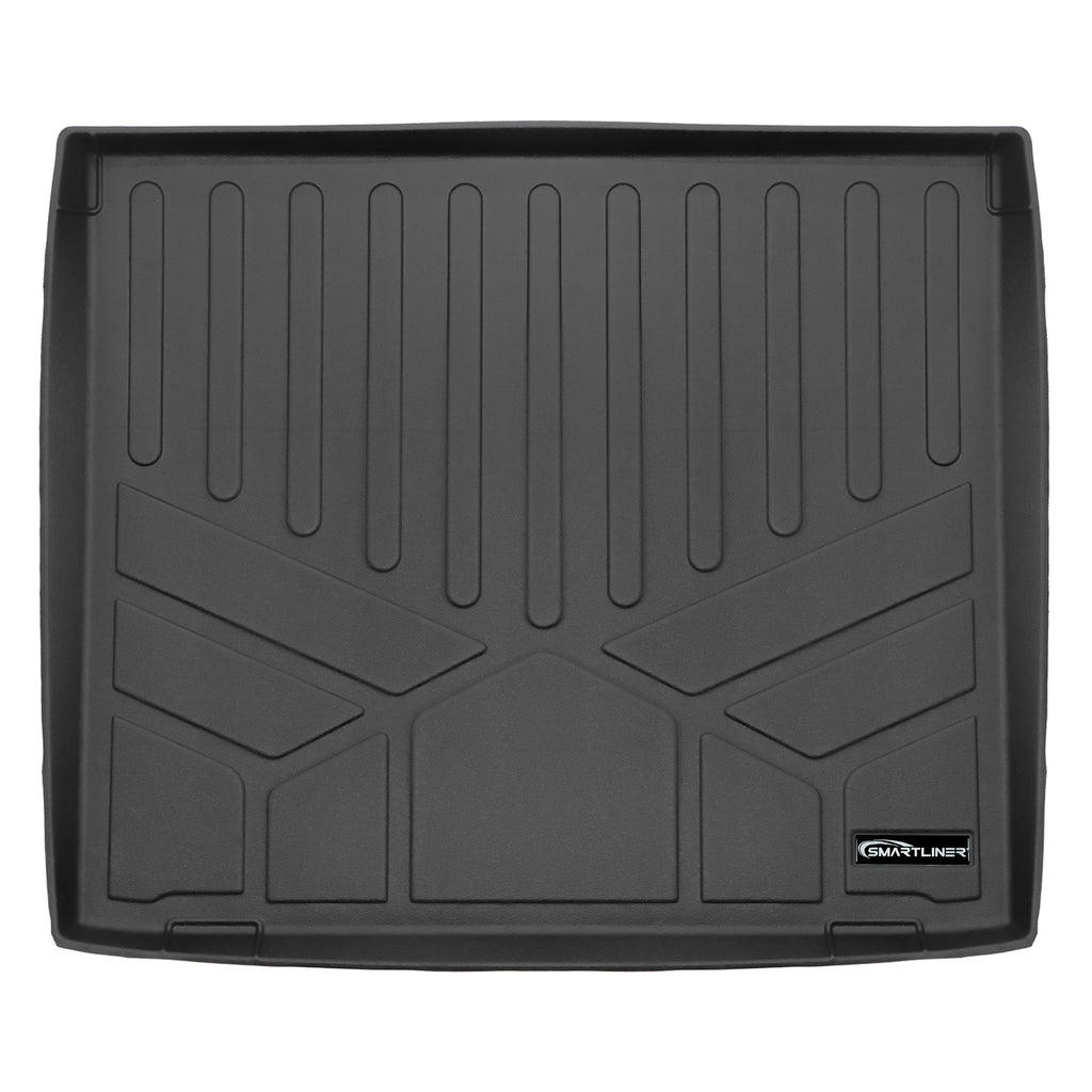 SMARTLINER Custom Fit All Weather Protection Black Cargo Liner behind the 2nd Row Seats Compatible With 2023-2025 Toyota Prius Prime (SD0723)
