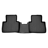 SMARTLINER Custom Fit All Weather Floor Mats 2nd Row Liner Black Compatible With 2022-2023 Lexus NX / NX Hybrid (SB0583)
