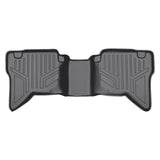SMARTLINER Custom Fit Floor Mats 2nd Row Liner Grey Compatible With 2007-2014 Toyota Hilux Vigo (SB2007)