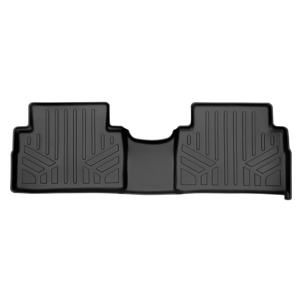 SMARTLINER Custom Fit All Weather Black 2nd Row Floor Mat Liners Compatible With 2021-2023 Hyundai Santa Fe (SB0585)