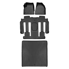 Load image into Gallery viewer, SMARTLINER Custom Fit All Weather Protection Black 3 Row Floor Liners &amp; Cargo Liner behind the 2nd Row Seats Compatible With 2007-2016 GMC Acadia Denali (SA0043/B0044/D0162-N1)