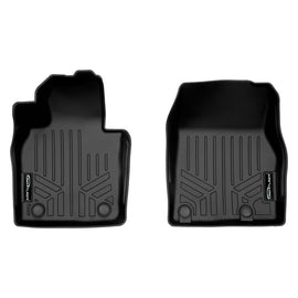 SMARTLINER All Weather Custom Fit Floor Mats 1st Row Liner Set Black Compatible With 2023 Mazda CX-50 (SA0622)