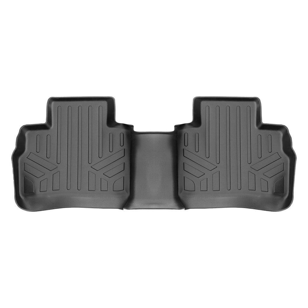 SMARTLINER Custom Fit All Weather Black 2nd Row Floor Mat Liners Compatible With 2020-2023 Nissan Sentra (SB0605)