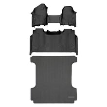 Load image into Gallery viewer, SMARTLINER Floor Mats 2 Rows - Truck Bed Mat Liner Set Black Compatible With 2019-2022 Ram 1500 Crew Cab w/ Rear Underseat Storage Only (SA0373/B0374/K0369)
