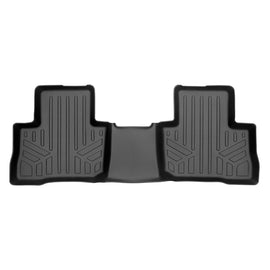 SMARTLINER Custom Fit All Weather 2nd Row Black Floor Mat Liner Set Compatible With 2021-2023 Toyota Venza (SB0537)