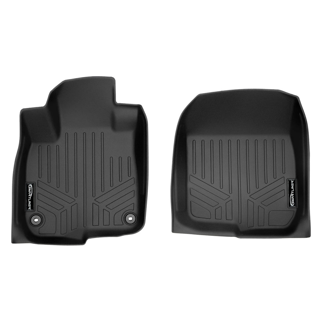SMARTLINER Custom Fit Floor Mats 1st Row Liner Set Black Compatible With 2017-2022 Honda CR-V (SA0250)