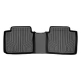 SMARTLINER Custom Fit Floor Mats 2nd Row Liner Black Compatible With 2014-2019 Toyota Corolla (SB0147)